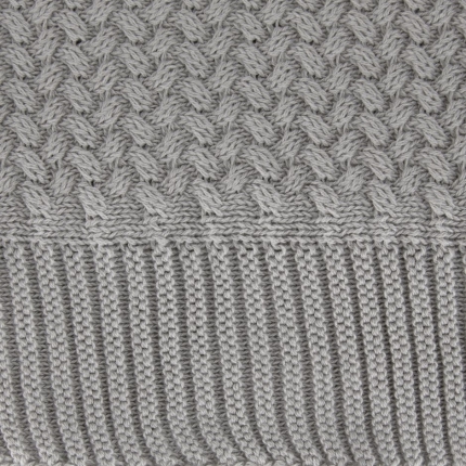 Abel Knit Steel Blanket