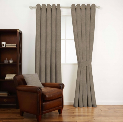 Villandry Truffle Velvet Fabric