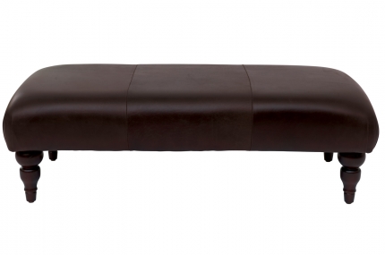 Vaughan Leather Footstool