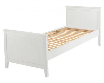 Q.DEVON 3FT SINGLE BED WHITE