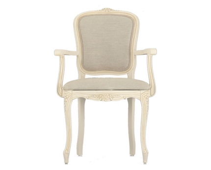 Provencale - Ivory Carver Dining Chair Single