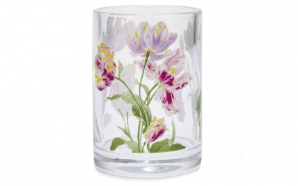 Gosford Floral Glass Tealight Holder