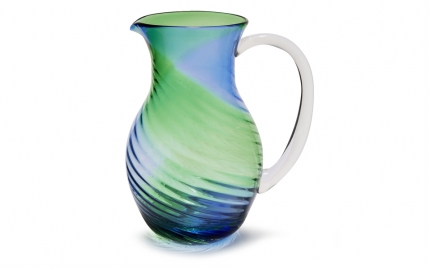 Textured Glass Jug