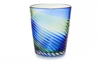 Textured Glass Tumbler