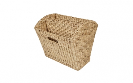 Water Hyacinth Fanned Magazine Rack