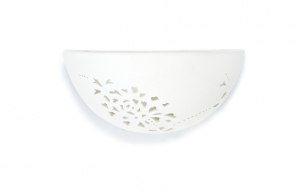 Isodore Cream Plaster Cut-Out Wall Light