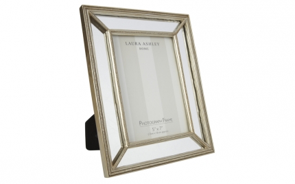Champagne Edged Mirror Photo Frame