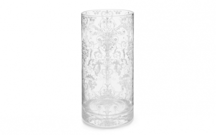Josette Silver Printed Vase