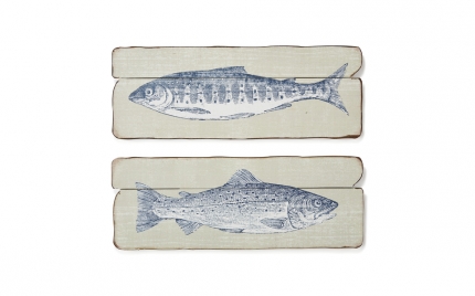 Set of 2 Fish Panels