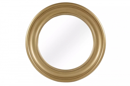 Estelle Champagne Large Round Mirror
