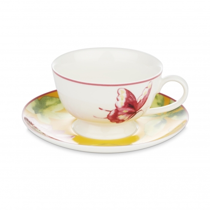 Floral Heritage Large Cup and Saucer