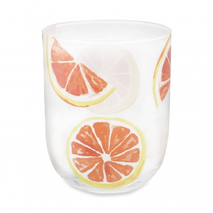 Grapefruit Segments Glass Tumbler