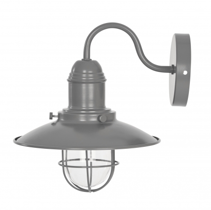 Bamburgh Charcoal Outdoor Wall Light