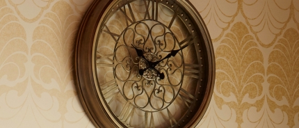 Brass Cut Out Wall Clock