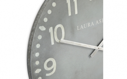 Loft Large Wall Clock in Grey