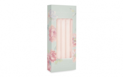 Blush Dinner Candles Set of 10