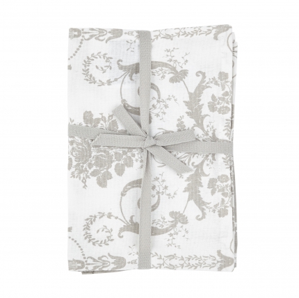 Josette Dove Grey Set of 2 Tea Towels