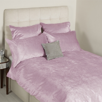 Alana Pale Grape Velvet Duvet Cover