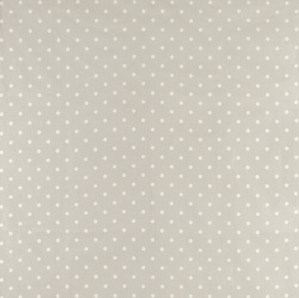 Polka Dot Dove Grey PVC Coated Fabric
