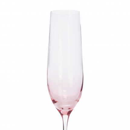 Optic Blush Champagne Flute