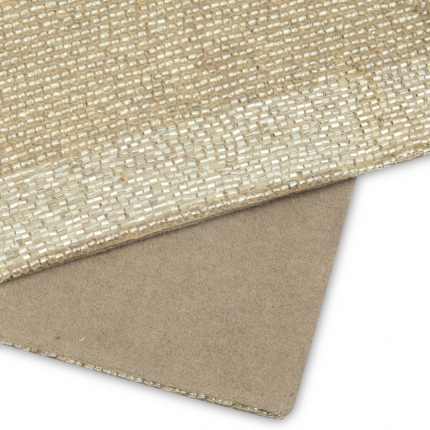 Beaded Gold Set Of 2 Placemats