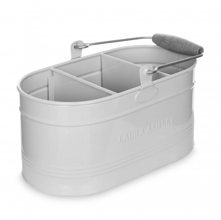 Laura Ashley Grey Washing-Up Caddy
