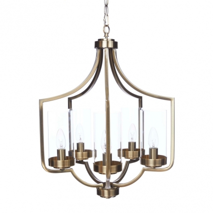 Joseph Antique Brass 5-Light Pendant