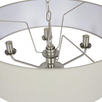 Sorrento Chrome/Silver 6 Arm Pendant